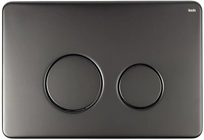 Кнопка смыва IDDIS Unisteel UNSR2GMi77 механическое, графит матовый