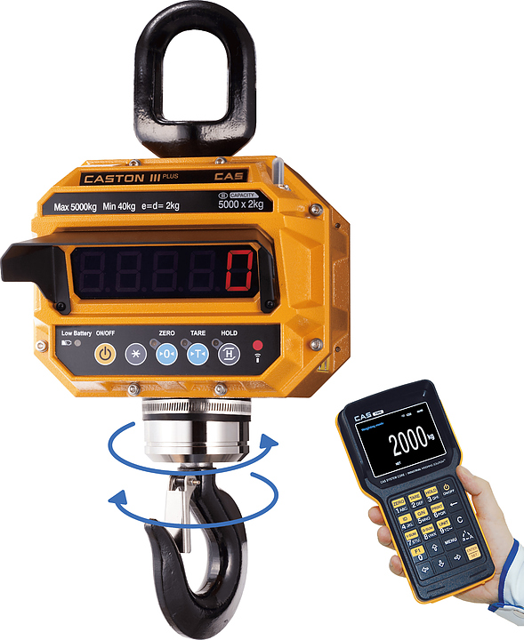 Крановые весы CAS Caston-III 5 THD RF TWN-B Plus