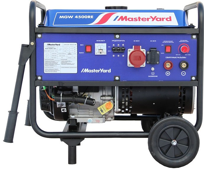 Генератор бензиновый MasterYard MGW 4500RE-190/3