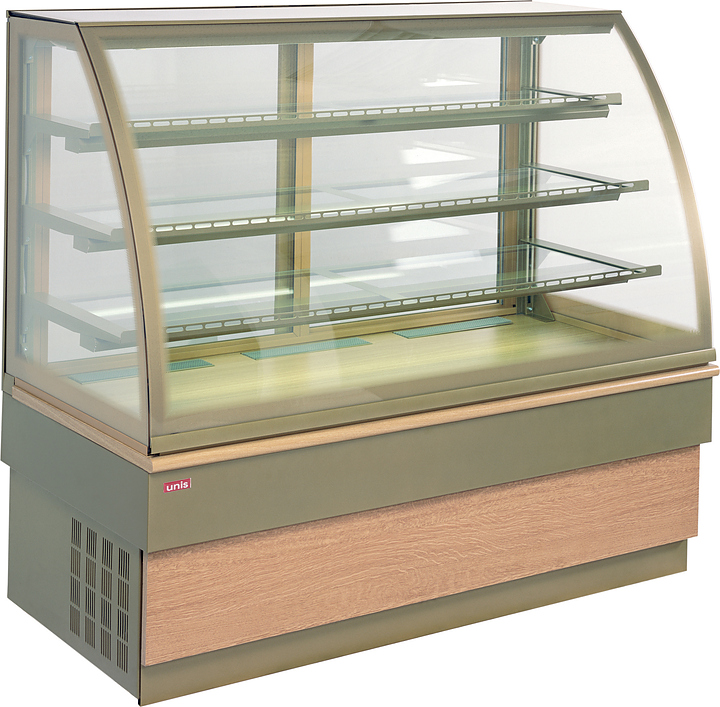 Витрина кондитерская UNIS Georgia III 150 double glass, inox
