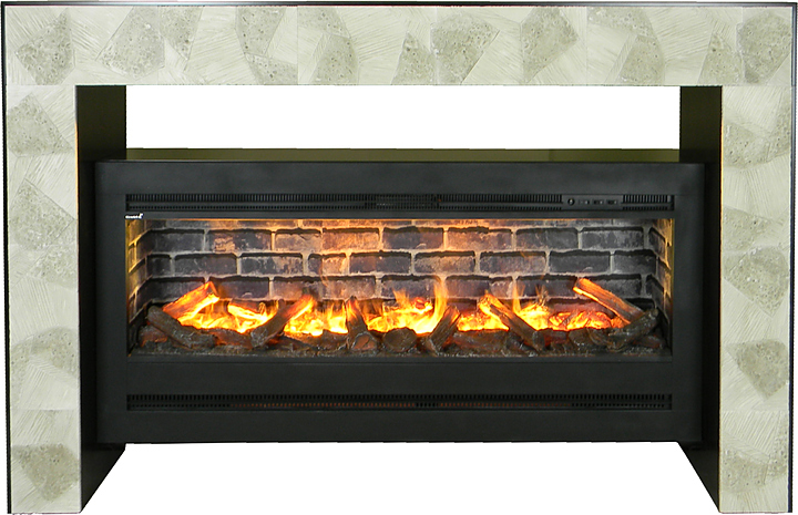 Камин Glenrich Бридж Flamenco 3D Марсель венге