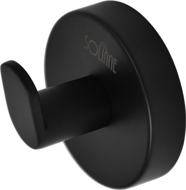 Крючок Puff Solinne 2536.320 Вальс одинарный (сталь) черный