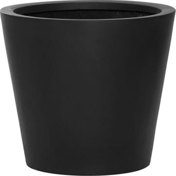 Кашпо Pottery Pots Bucket (50х40 см) черное матовое