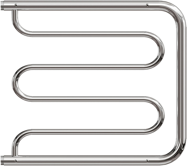 Полотенцесушитель водяной Point Фокстрот PN25667P 600x700 с полкой, хром