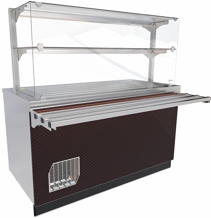 Прилавок-витрина холодильный Abat Сэйла ПВВ(Н)-70Е-07-НШ оригами