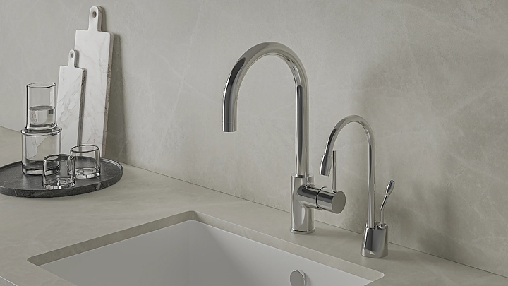 Система мгновенного кипячения воды 2 в 1 ArtisanTech AquaHot 1100, Chrome