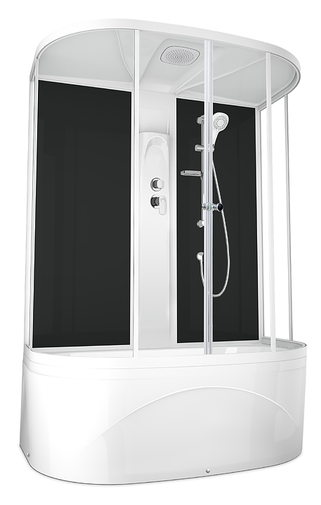 Душевая кабина Domani-Spa Neat high DS01N158HBCl00 150х80 см