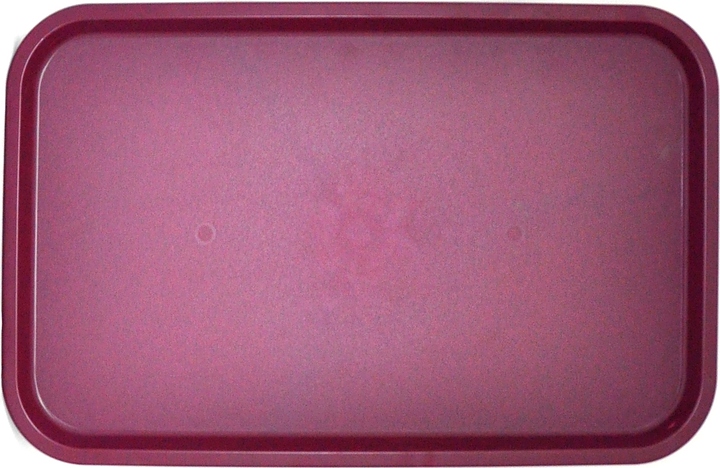Поднос сервировочный MGprof 1737 525х325 мм шагрень, вишневый