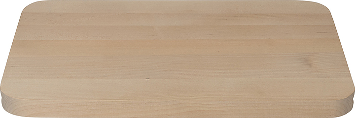 Доска разделочная Luxstahl 500х300х30 мм береза с пазом