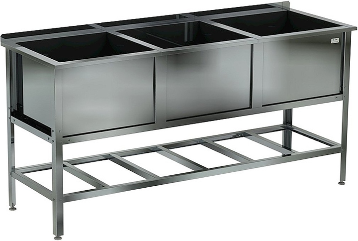 Ванна моечная КОБОР ВМСБ/3-145/53