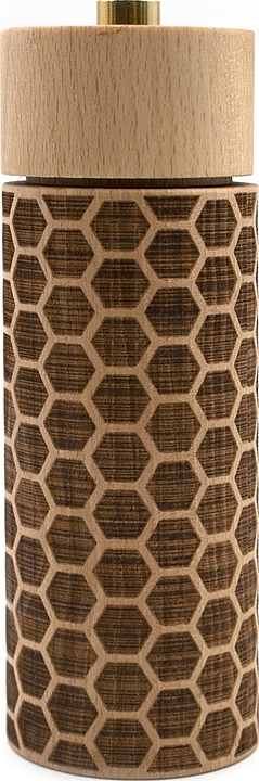 Мельница для cоли Bisetti Honeycomb BIS01.04810S.001 h=170 мм (бук)