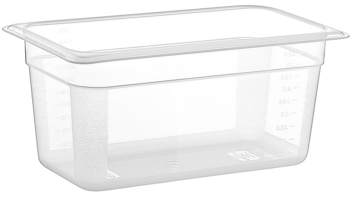 Гастроемкость Gastroplast 79766 GN 1/3-150 (325x176х150 мм) 5.3 л поликарбонат, прозрачный