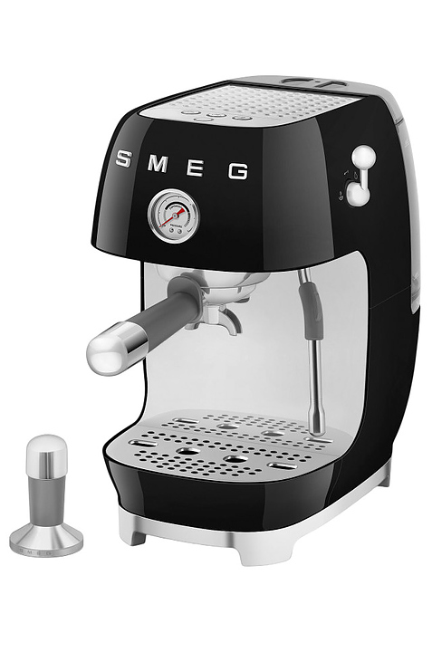 Эспрессо кофемашина SMEG ECF03BLEU 1.65 кВт черный, глянцевый