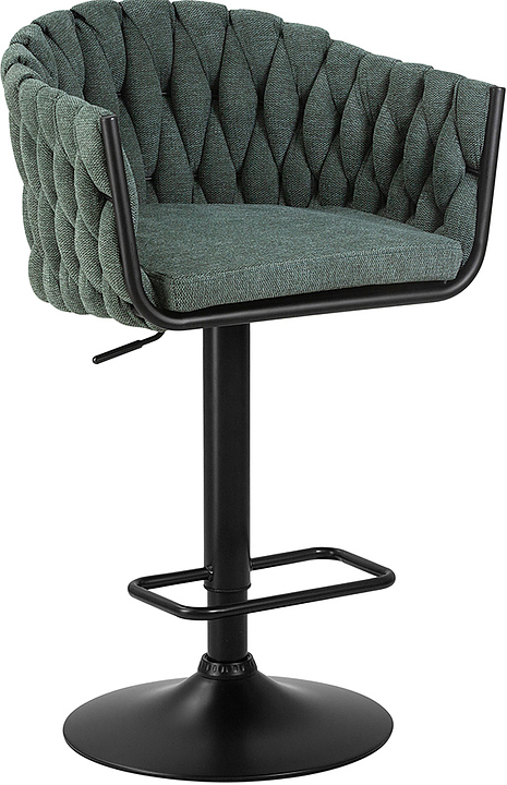 Стул барный DOBRIN 9690-LM LEON (зеленый)