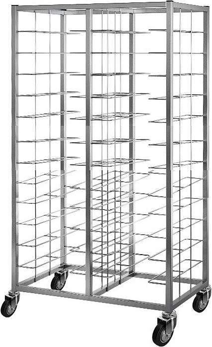 Тележка-шпилька для противней Finist ТП 855х600х1600, 2 ряда х 12 уровней