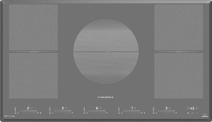 Варочная панель индукционная Maunfeld CVI905SFLGR Inverter серая