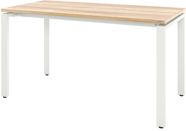 Стол офисный прямой ZAMM Формат 60х30 ТР 1200х700, дуб бардолино/белый матовый