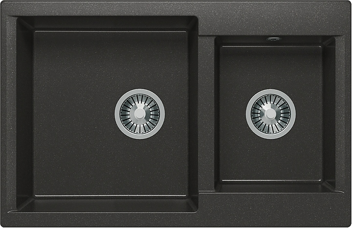 Мойка кухонная Polygran Brig-772 черная