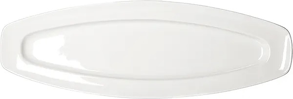 Блюдо сервировочное Kunstwerk A3043 48,5х16,5 см h=1,8 см (фарфор) овальное белое