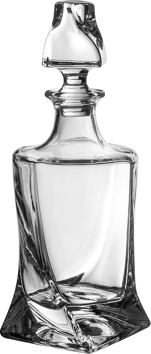 Штоф MGline 78552 Twist 800 мл h=272 мм (хрустальное стекло)