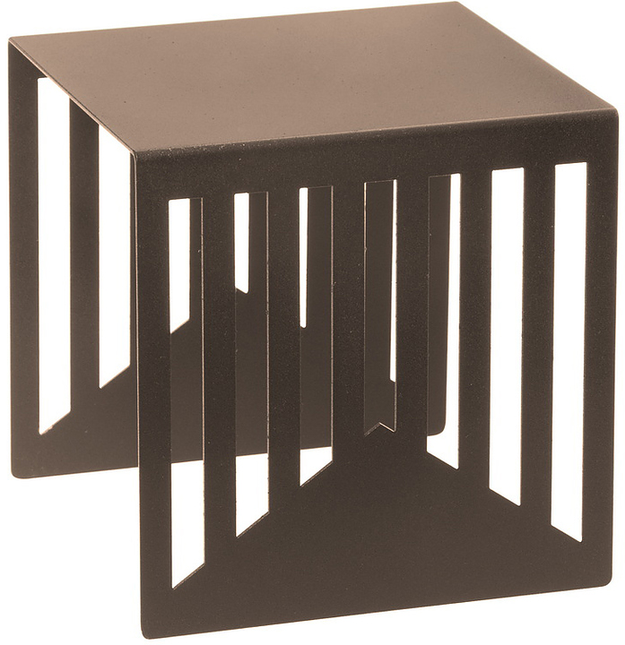Подставка-куб фуршетная Luxstahl Треугольник 150х150х150 мм бронза