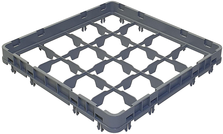 Надставка для кассеты Tribeca Е2 500х500 мм, закрытая, 16 ячеек