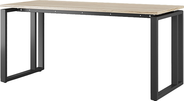 Стол офисный КОБОР O2-140/80 black/natural