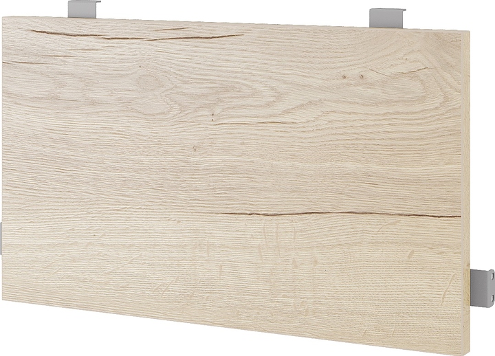 Нижний боковой подвесной экран КОБОР EN2-80 aluminum/natural (ЛДСП)