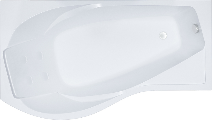 Ванна Triton Мишель 170х96 см, акрил, правая