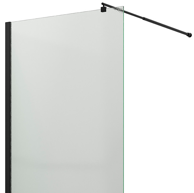 Душевое ограждение Wasserkraft Rur 30W44MB-TXG 2000х1000 мм черный