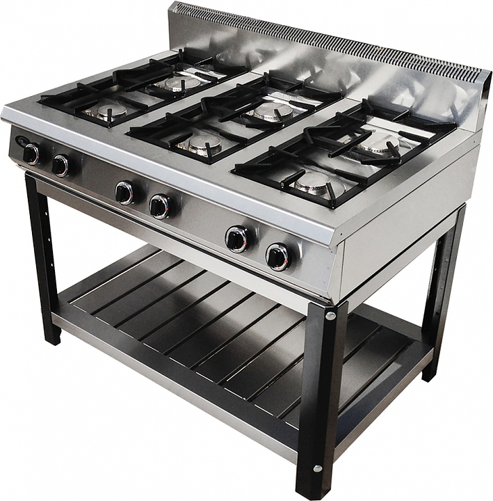 Плита газовая Grill Master Ф6ЖТЛПГ(п) на подставке
