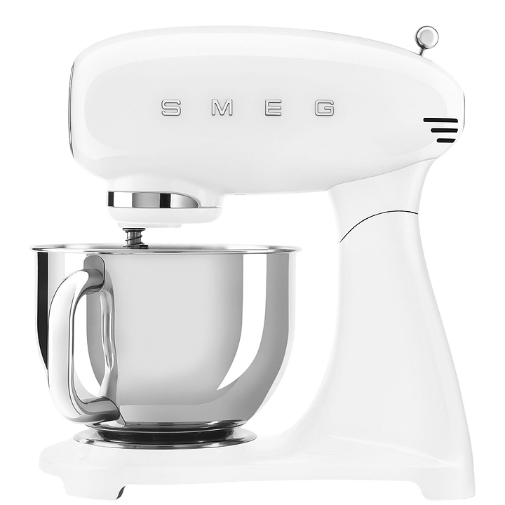 Миксер планетарный SMEG SMF05WHEU 1000 Вт 4,8 л 405х221х378 мм белый, глянцевый