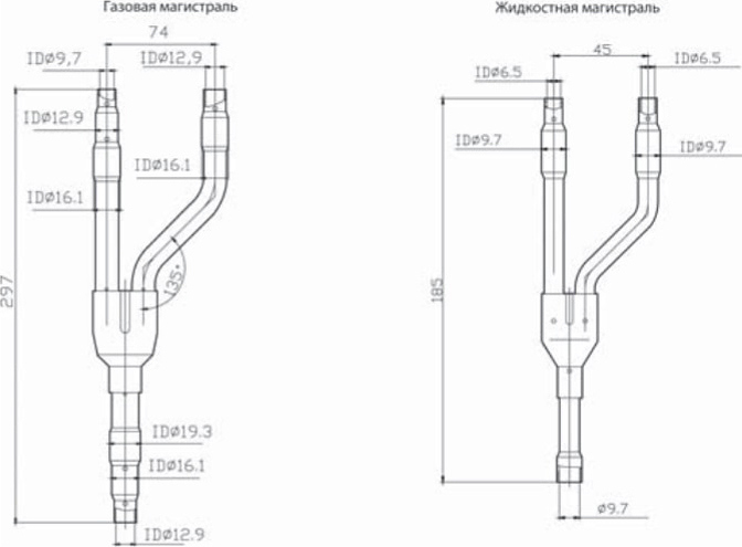 Разветвитель General Climate GC-FQ01A