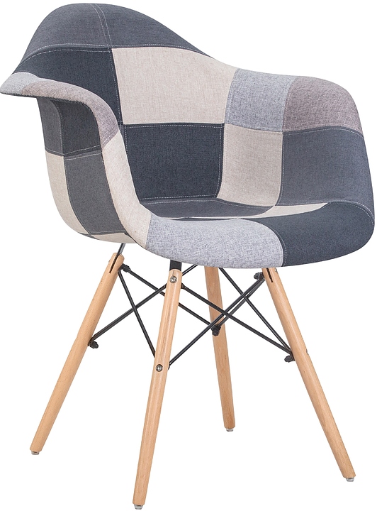 Стул обеденный DOBRIN 620PP-002LMZL DAW RACHEL (Puzzle, светлый бук)