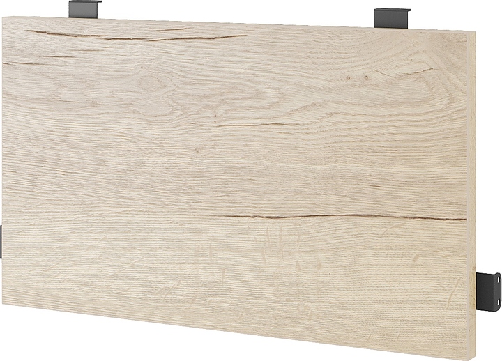 Нижний боковой подвесной экран КОБОР EN2-80 black/natural (ЛДСП)