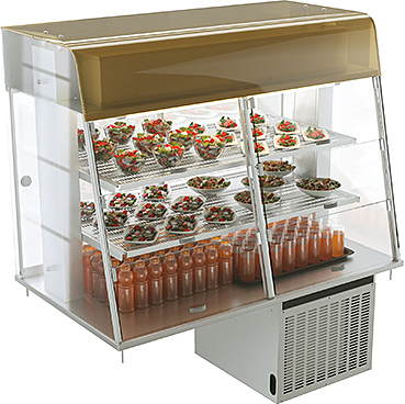 Витрина холодильная ATESY Регата ХВ-1500-1670-02