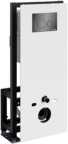 Система инсталляции для подвесного унитаза Wasserkraft Glan 66TLT.010.ME.WH.PB02