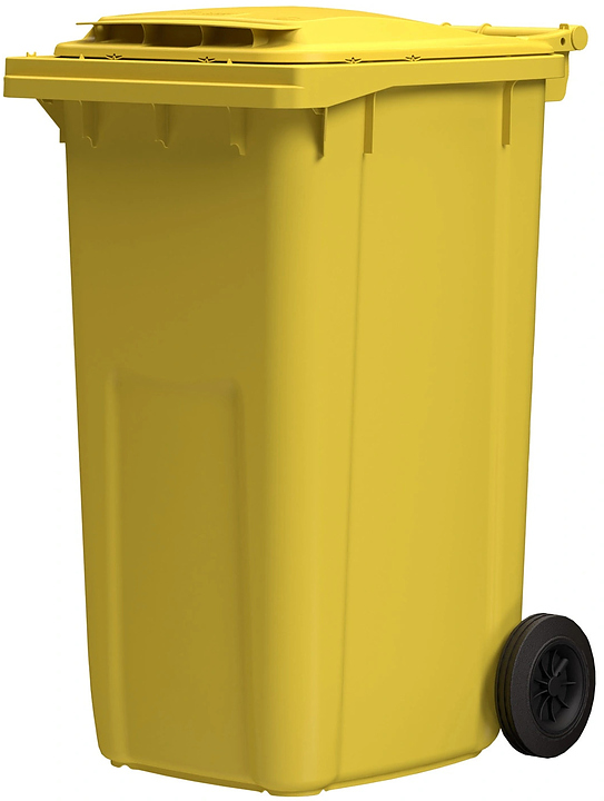Контейнер для мусора iPlast 34.C29 240 л желтый