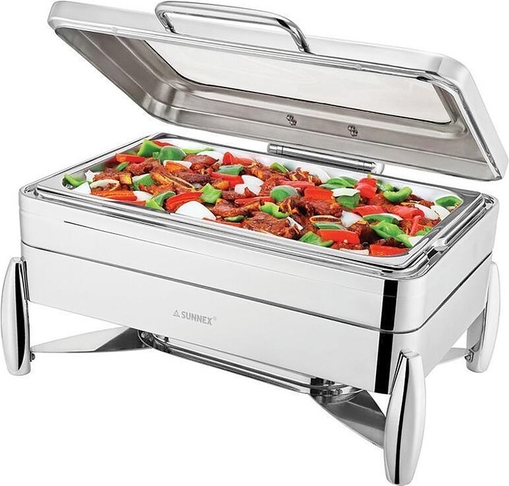 Мармит Sunnex W07-2011 8,5 л GN1/1 h=65 мм (нерж. сталь / стекло)