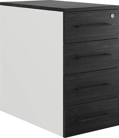 Тумба приставная КОБОР TS4-40/80 white/wood