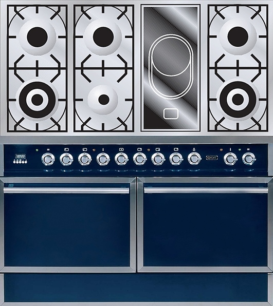 Газовая плита с духовым шкафом ILVE QDC-120V-MP