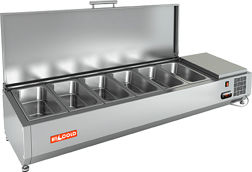 Витрина холодильная HICOLD VRTU 1390 к PZ3 (1/3)