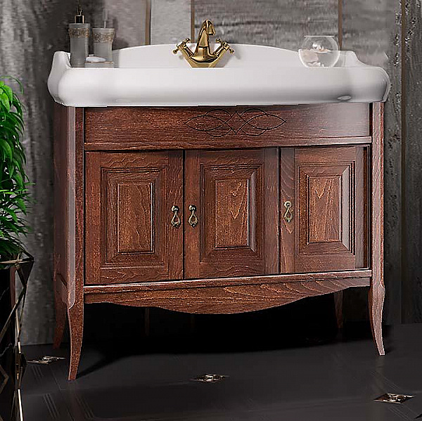 Тумба напольная под раковину OPADIRIS Лоренцо 100 Z0000007095, светлый орех