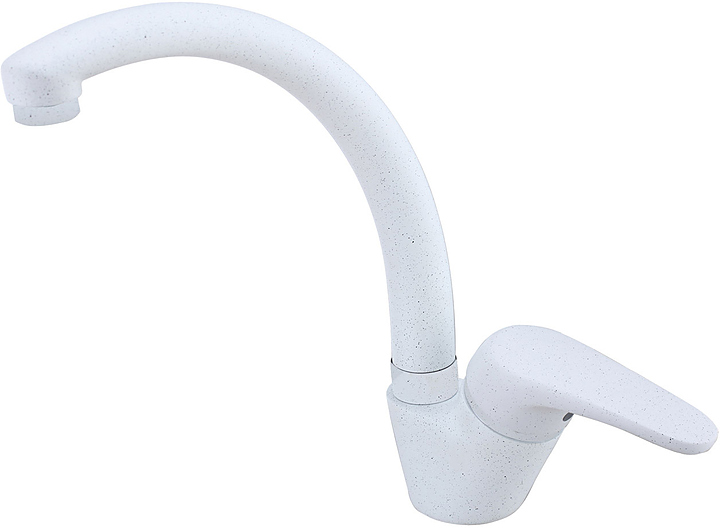 Смеситель для кухни Kaiser County 55244-8 белый мрамор