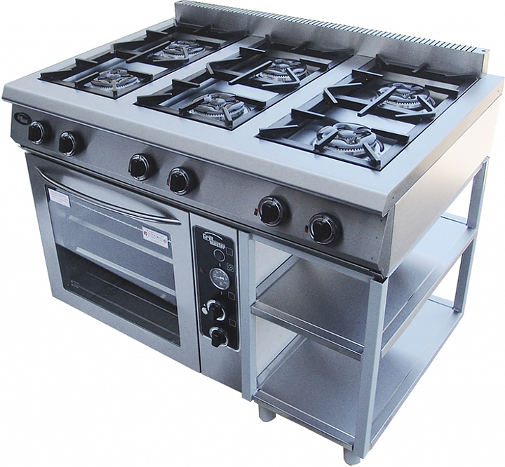 Плита газовая Grill Master Ф6ЖТЛПДГ(п) духовка с 2 горелками
