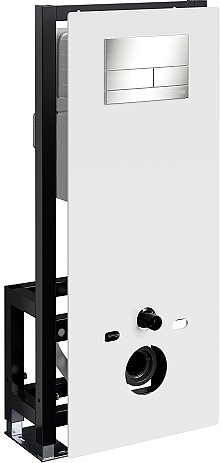 Система инсталляции для подвесного унитаза Wasserkraft Glan 66TLT.010.ME.WH.BN04