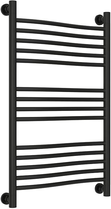 Полотенцесушитель водяной Сунержа Флюид + 80x50 см матовый черный