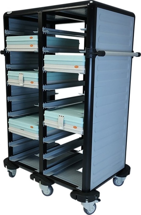 Тележка для термоподносов Tribeca 710х1010х1490 мм (пластик)