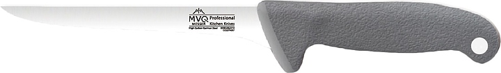 Нож обвалочный MVQ Profi Color Messer F4244 l=15 см (нерж. сталь / пластик) с серой ручкой
