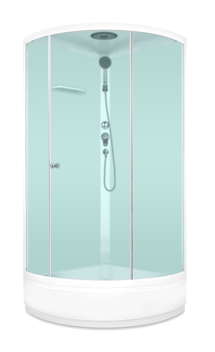 Душевая кабина Domani-Spa Simple 99 mid DS01Sm99MWM00 90х90 см